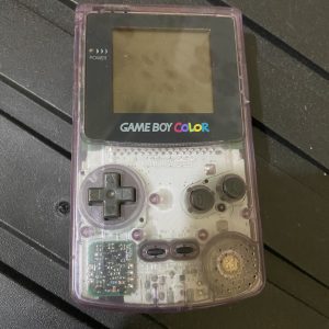Nintendo gameboy color clear purple !