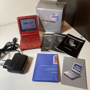 Nintendo Gameboy Advance Sp flame Red CIB