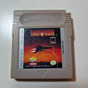 The f14 dogfight simulation turn and burn Gameboy